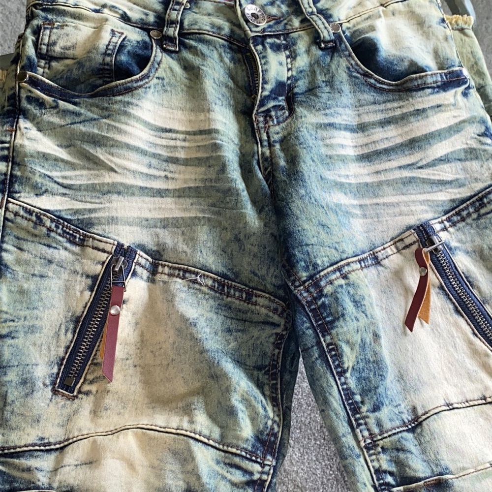 Traffic frayed Jeans with zippers junior 5